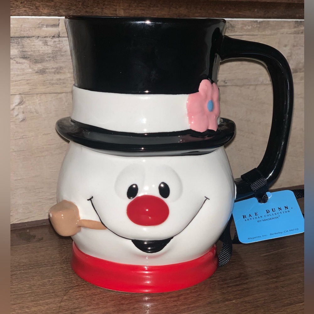 Super Cute 🥰 Frosty ☃️ the Snowman Head mug by Rae Dunn - NEW